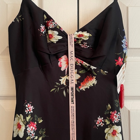 New Mac Duggal Floral Bodice Slipdress size 2 - Picture 6 of 13